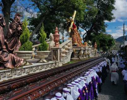 Domingo de Ramos: Jesús de la Merced recorre las calles de la Antigua Guatemala