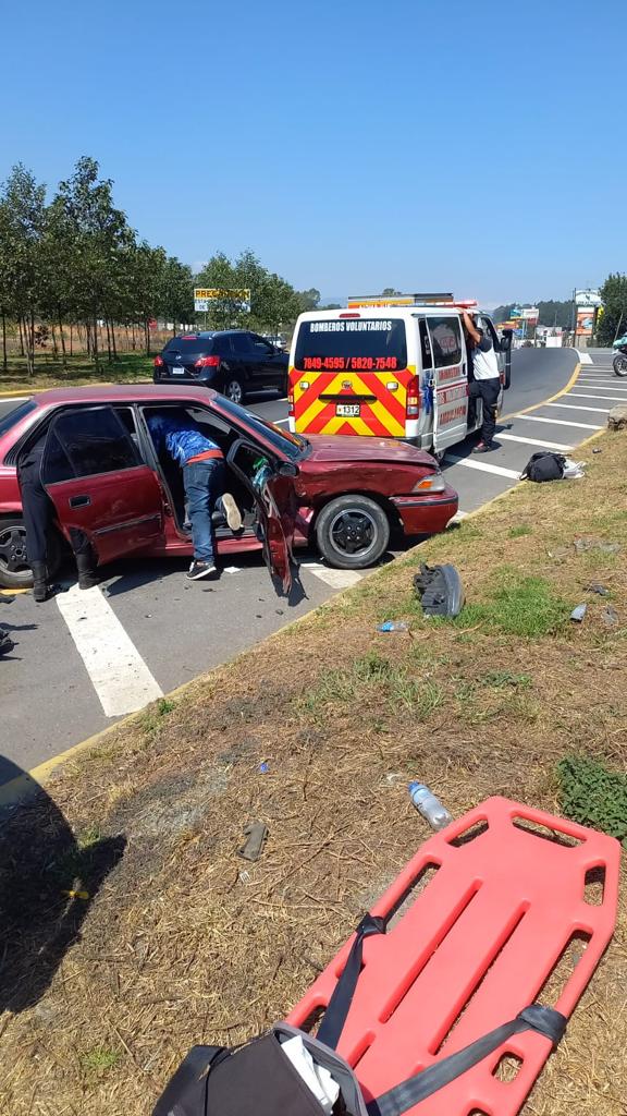 accidente en el Libramiento de Chimaltenango