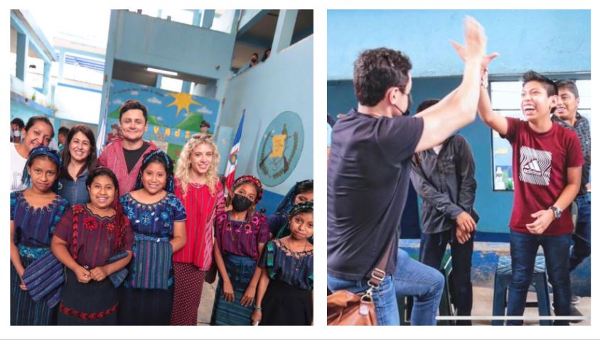 Las emotivas imágenes que muestran la sorpresa que dio el actor guatemalteco Arturo Castro a niños de San Antonio Palopó