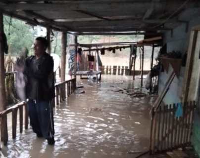 Lluvias causan estragos en Alta Verapaz y Petén