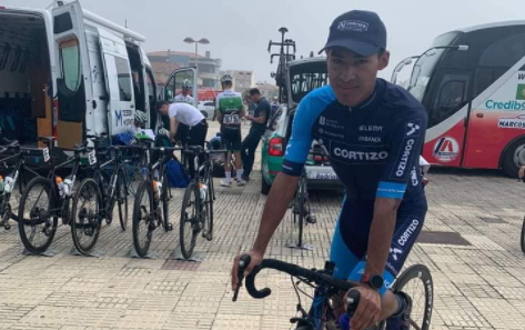 El ciclista guatemalteco Sergio Chumil culminó segundo en etapa de la Vuelta al Futuro a Portugal