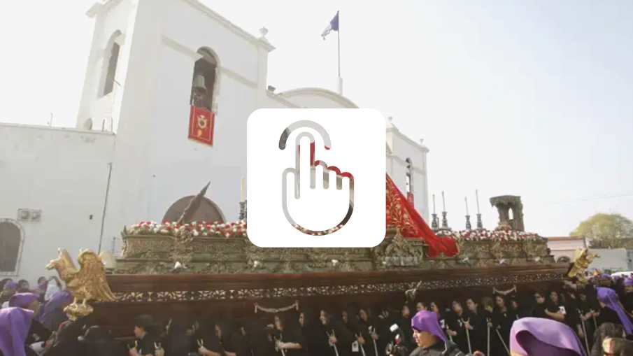 La forma de medición de las andas procesionales se realiza desde la cantidad de brazos que las cargan. (Foto Prensa Libre: Hemeroteca PL)