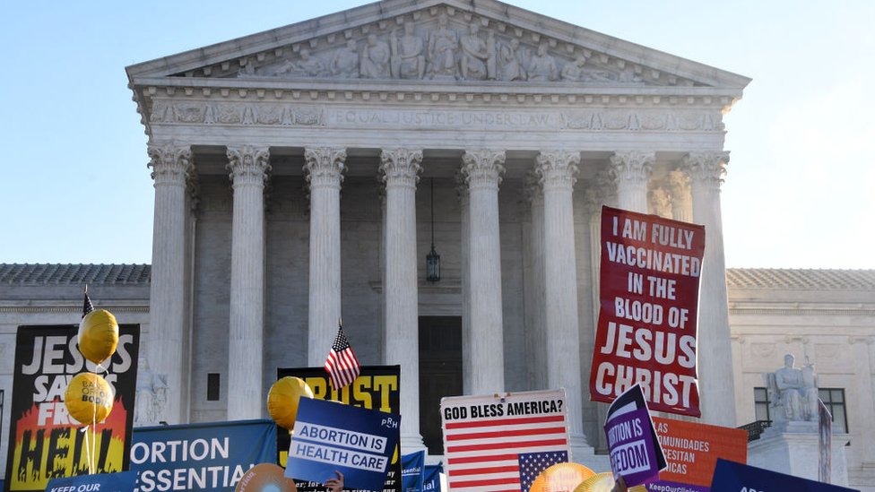 La Corte Suprema encara uno de los casos que más polariza a la sociedad de EE.UU.
GETTY IMAGES
