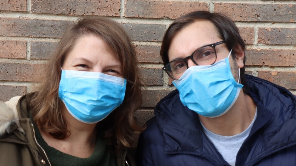 Lucila y Salvador son argentinos y viven en Shanghái desde hace seis años.