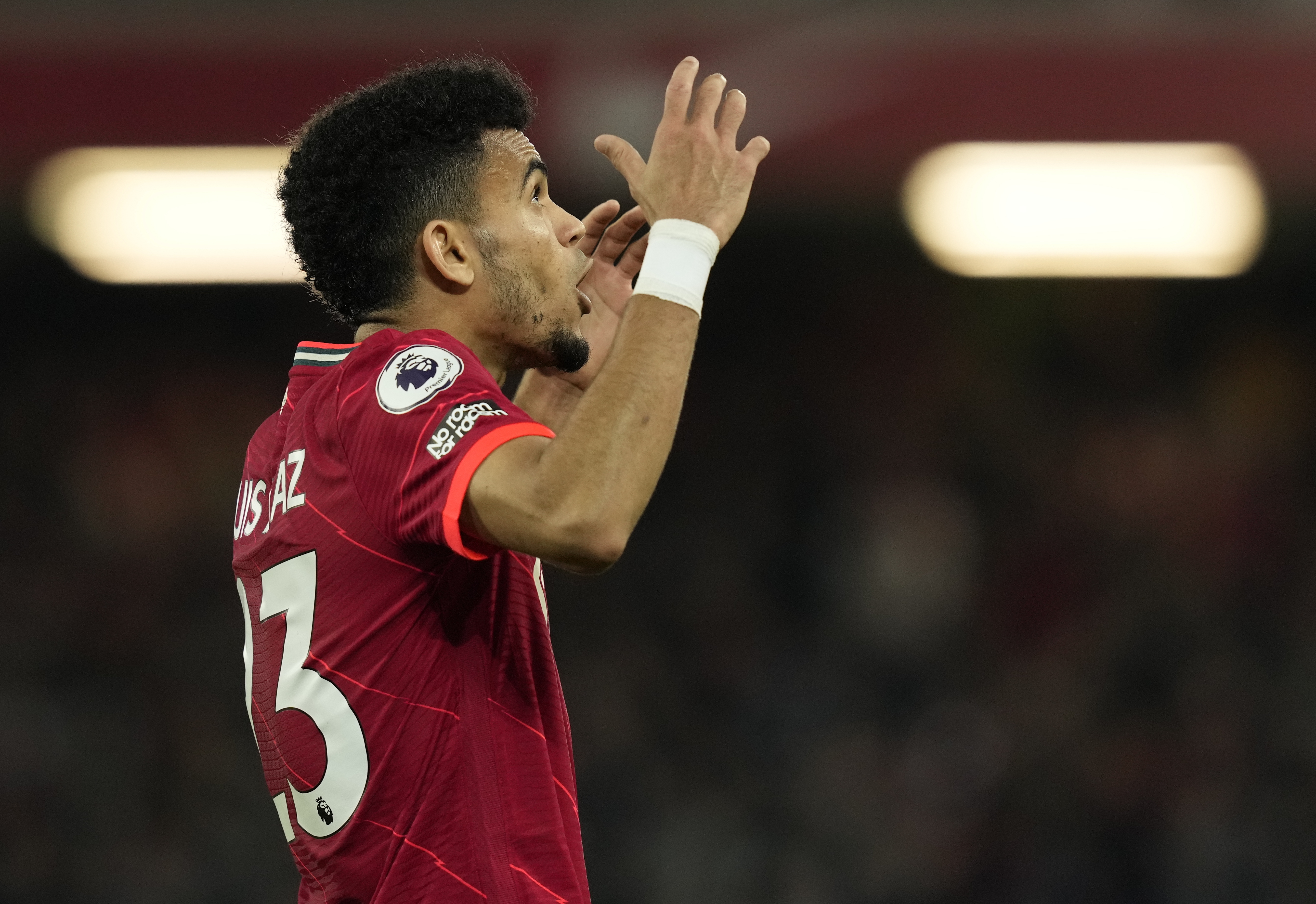 Luis Díaz volvió a anotar para el Liverpool. Foto Prensa Libre (EFE)