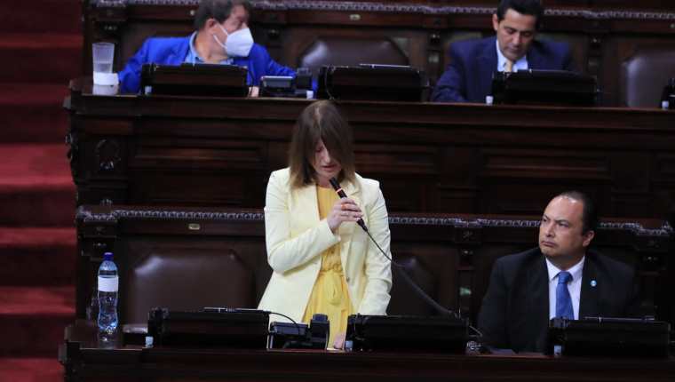 Oksna Dramaretska, Embajadora de Ucrania en Guatemala.  (Foto Prensa Libre: Élmer Vargas)