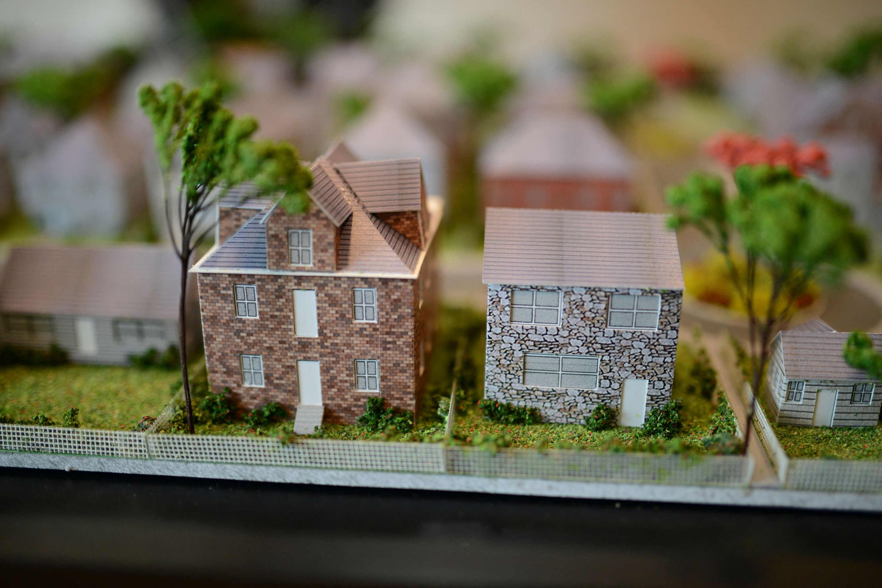 View of the model that simulates the properties that the company Portafolio Diversificado owns in the metaverse and that will be called 'Platzeeland' in Guatemala City on May 3, 2022. - The first step of the Guatemalan metaverse began with the sale at the end of April of 5,000 