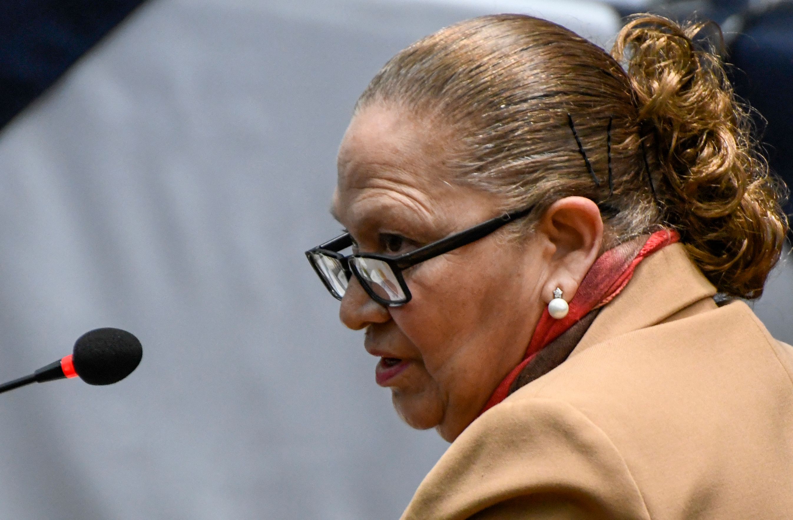 María Consuelo Porras Argueta, fiscal general y jefa del MP. (Foto Prensa Libre: AFP)