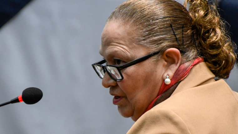 María Consuelo Porras Argueta, fiscal general y jefa del MP. (Foto Prensa Libre: AFP)