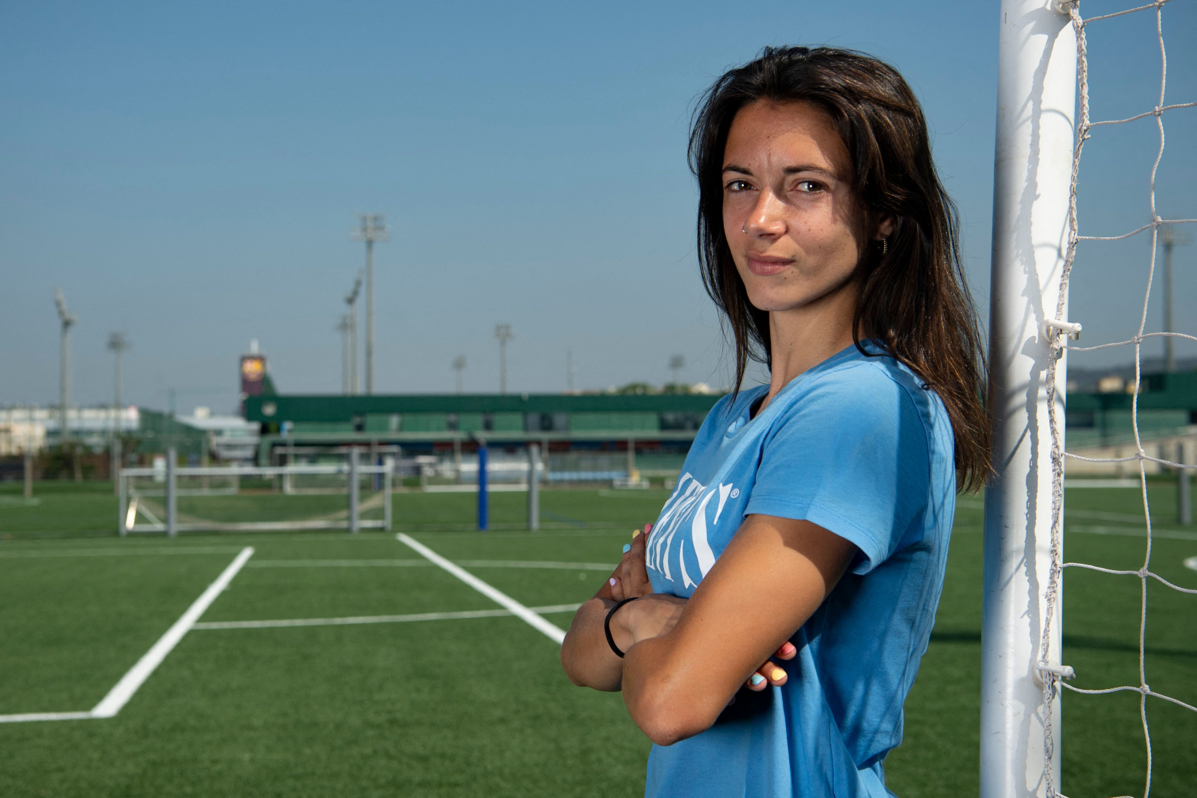 Aitana Bonmati, jugadora del Barcelona femenil. (Foto Prensa Libre: AFP)
