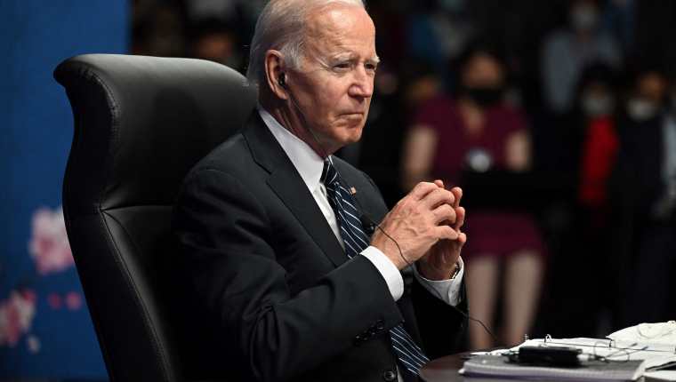 Joe Biden, presidente de Estados Unidos. (Foto Prensa Libre: AFP)