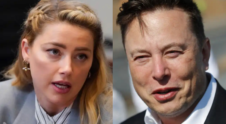 Amber Heard y Elon Musk