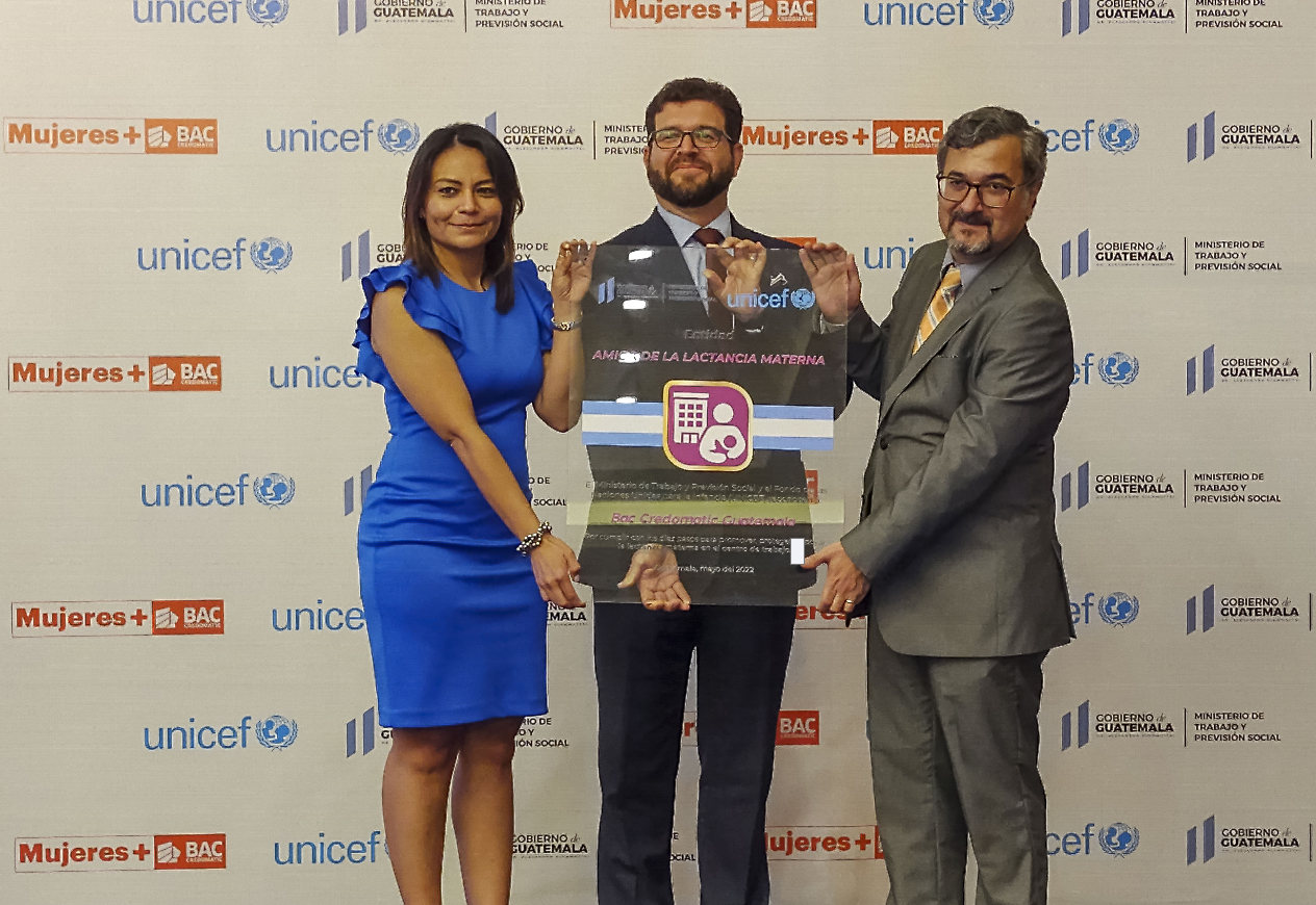 Bac Credomatic continúa ofreciendo lugares aptos para sus colaboradoras en etapa de lactancia. Foto Prensa Libre: Norvin Mendoza.