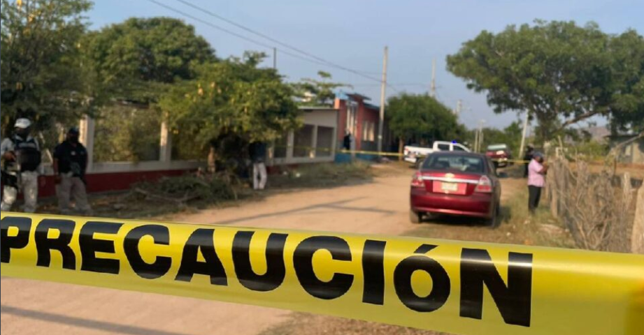 Foto de una escena del crimen en Oaxaca
