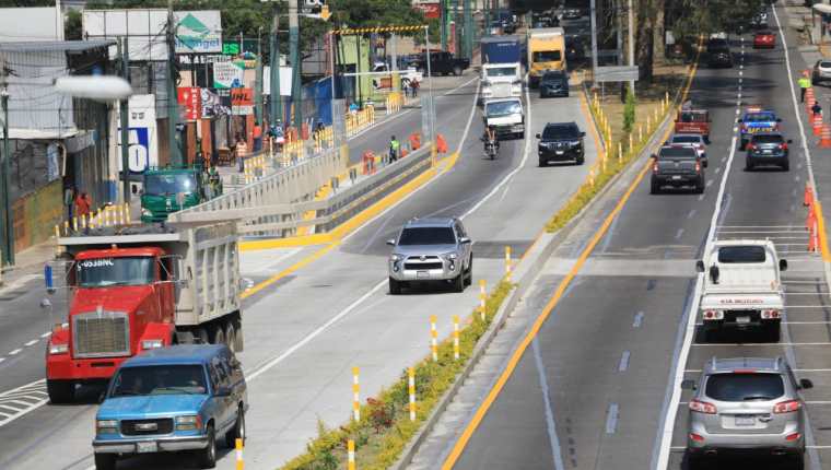 Este 19 de mayo se inauguró el paso a desnivel Alux en San Lucas Sacatepéquez. (Foto Prensa Libre: Tomada de @DrGiammattei)