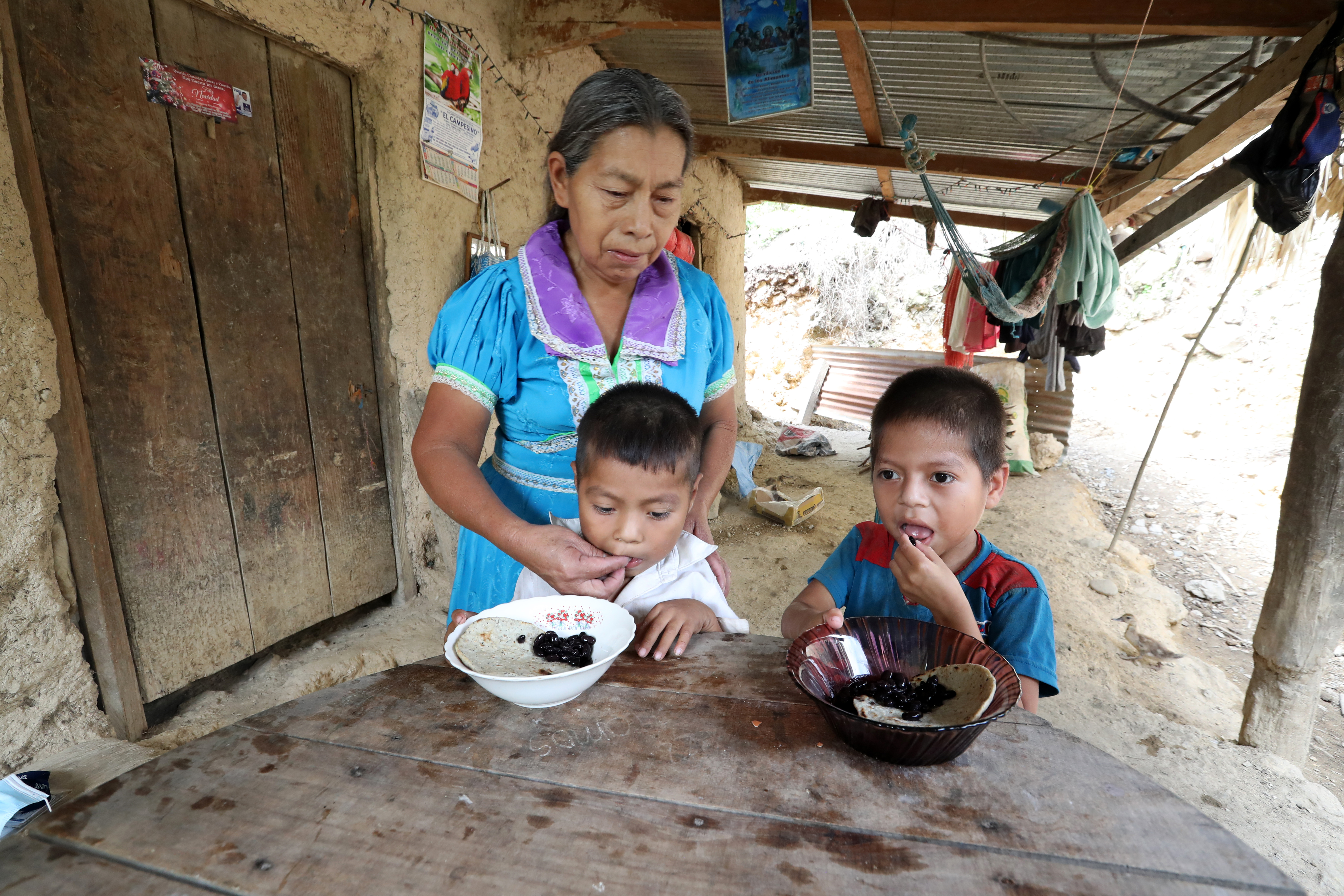 Familia del Escuelero, en Camotán