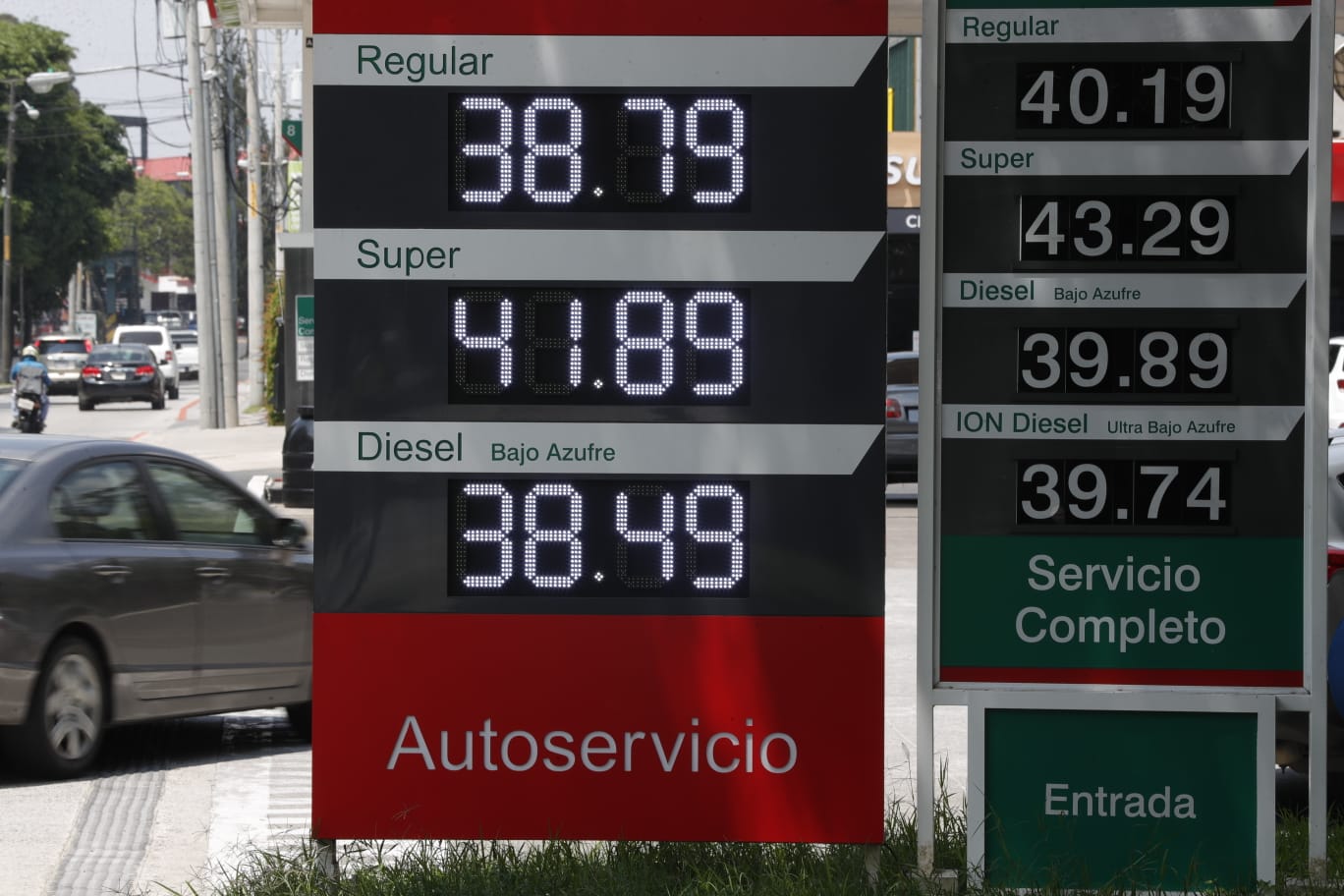 Precios de las gasolinas en Guatemala