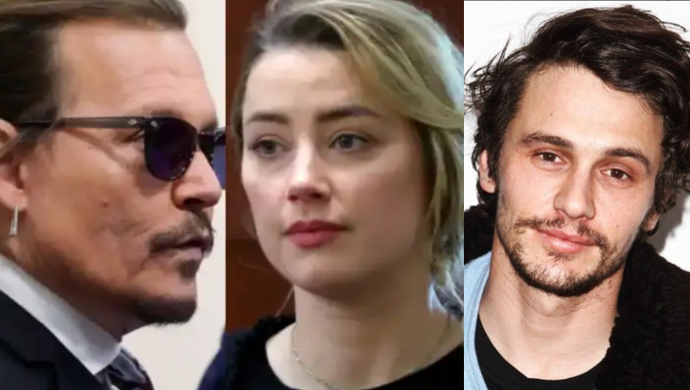 Johnny Depp, Amber Heard y James Franco