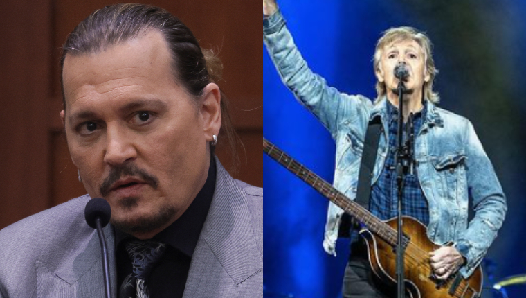 Johnny Depp y Paul McCartney