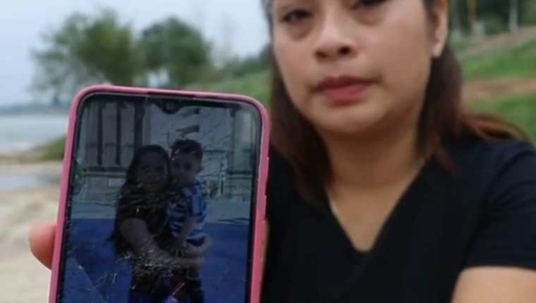 La migrante guatemalteca Blanca Yolanda Cumar busca a su hijo de un año, Justin Adrián, que fue raptado cuando cruzaban el Río Bravo para llegar a Estados Unidos. Foto Univisión. 