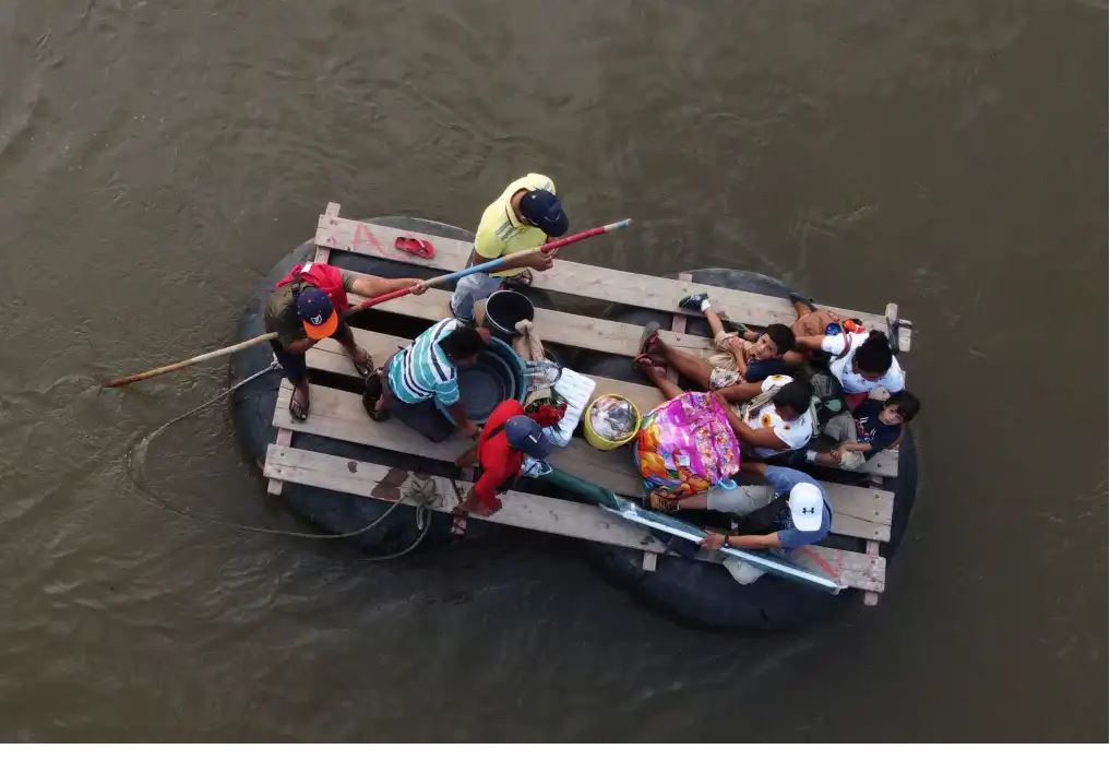 Migrantes en México. (Foto: AFP)