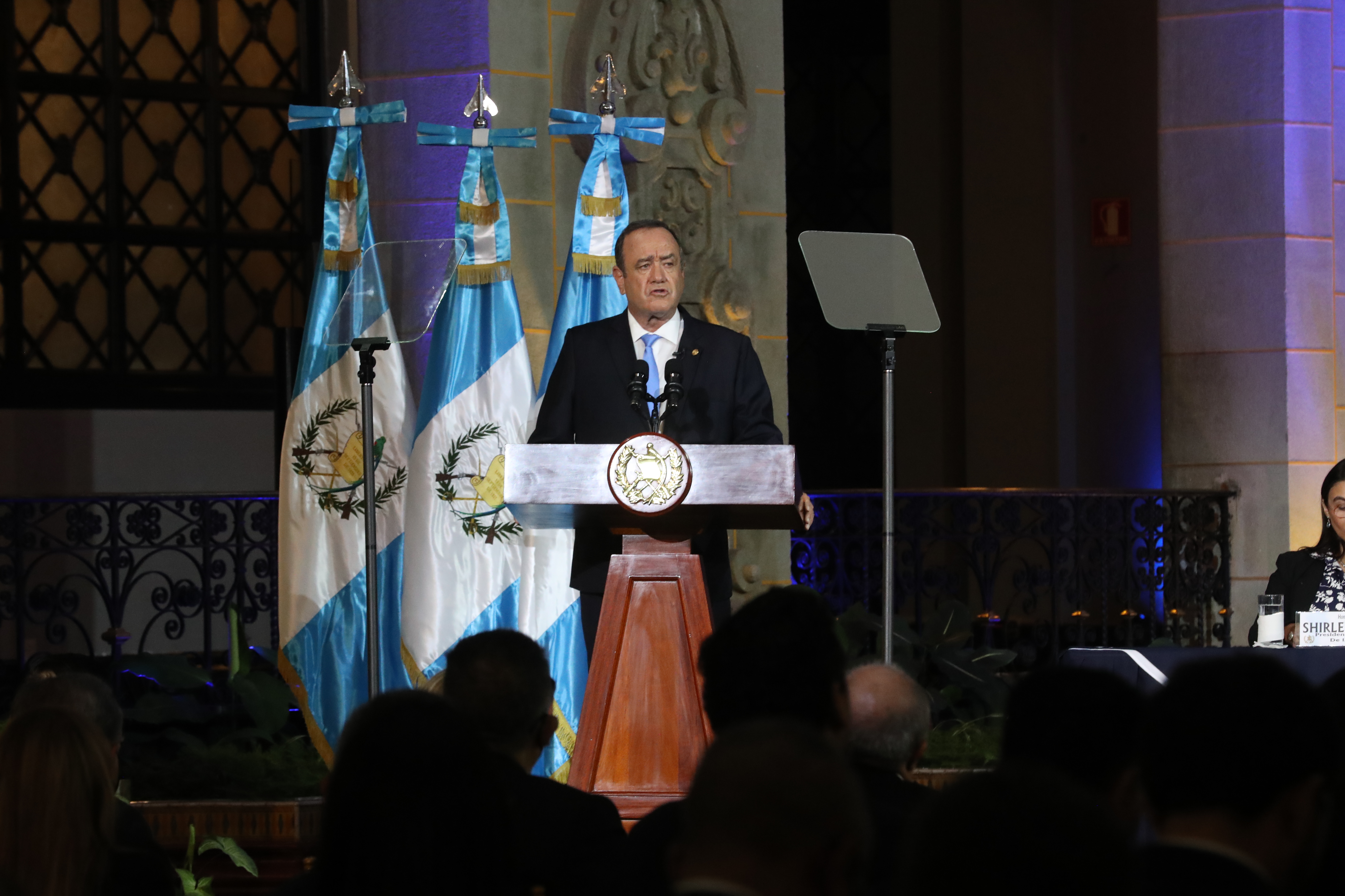Alejandro Giammattei, presidente de Guatemala. (Foto Prensa Libre: Roberto López) 