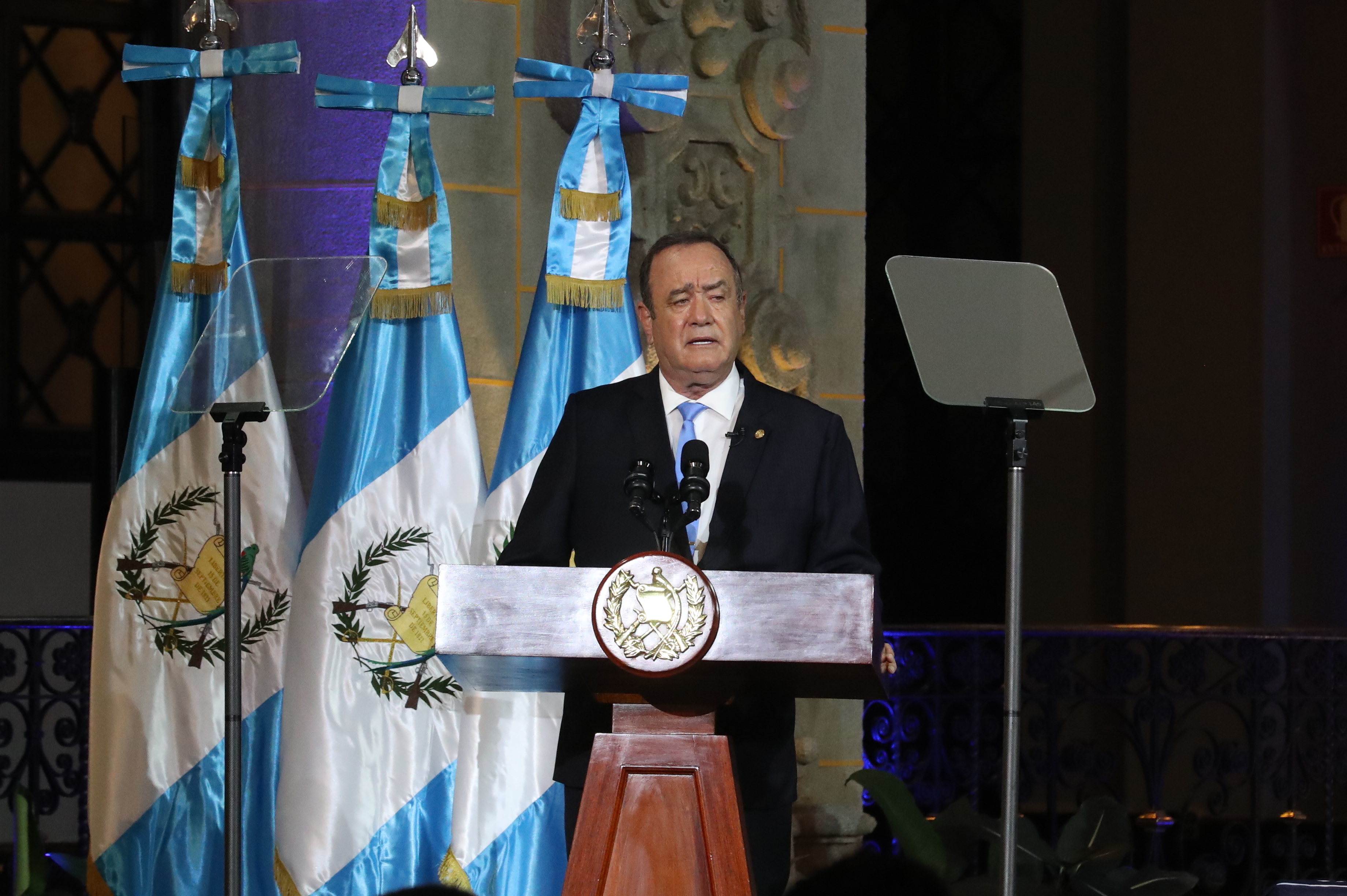 Alejandro Giammattei, presidente de Guatemala. (Foto Prensa Libre: Roberto López)
