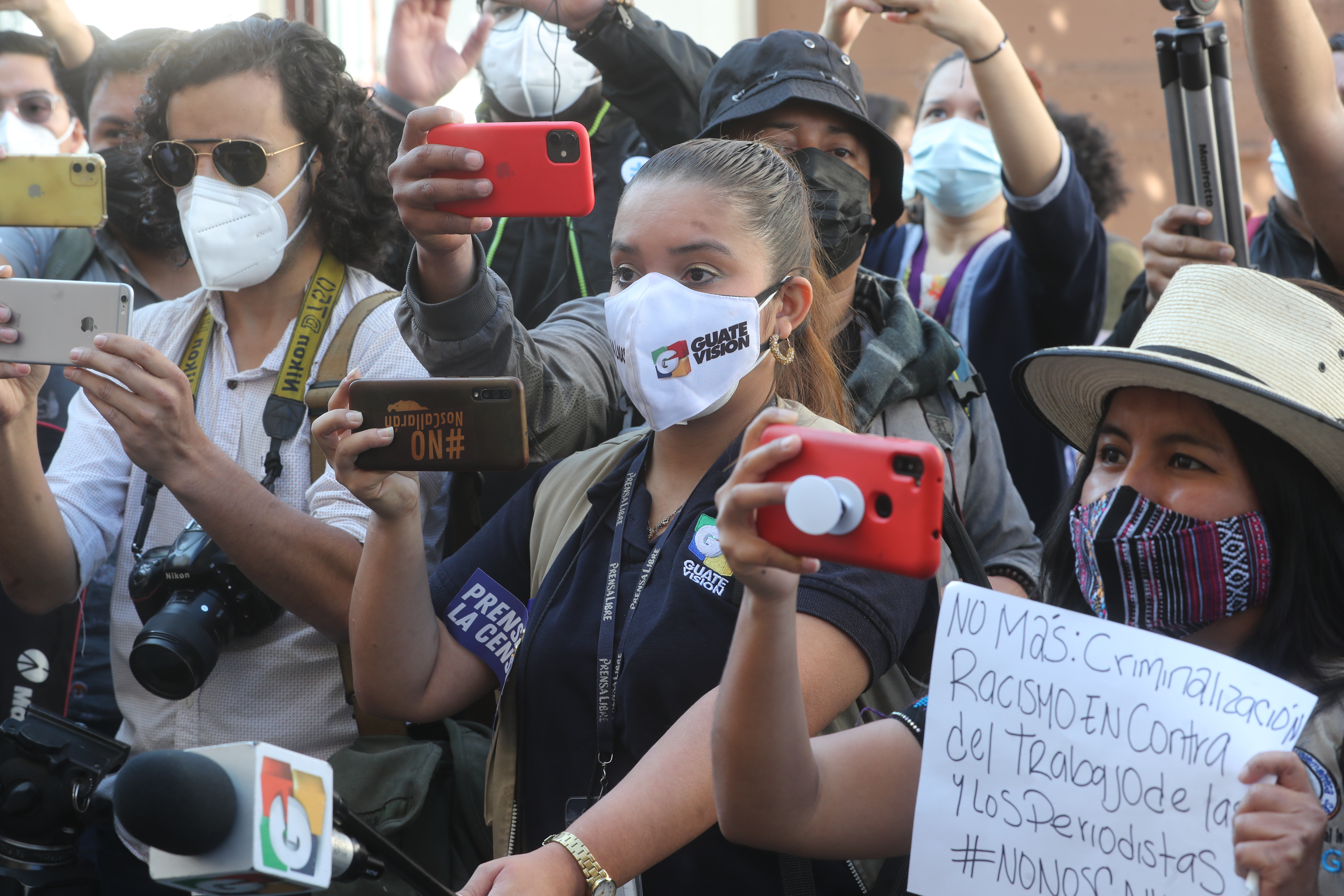 Periodistas de Guatemala se enfrentan a serios problemas relacionados con la libertad de prensa, según un informe de la APG. (Foto Prensa Libre: Érick Ávila)