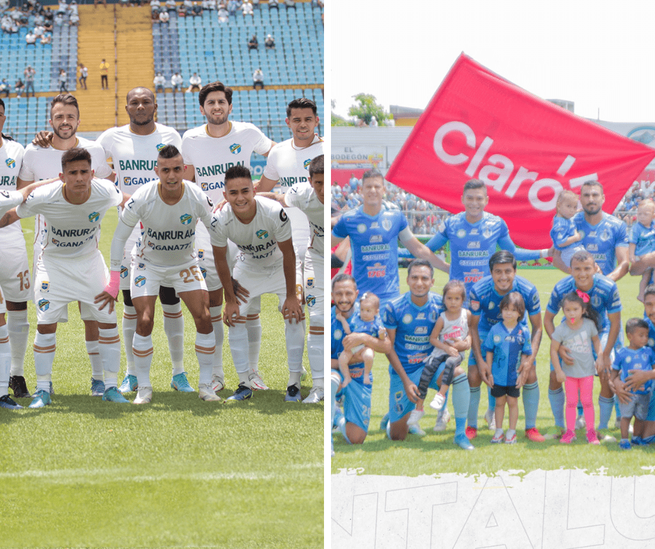 El partido que abrirá la los cuartos de final del Torneo Clausura 2022 será Santa Lucía vs Comunicaciones. Foto Prensa Libre (Redes)