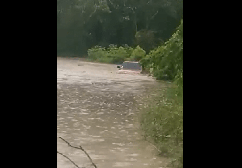 Inundación en Los Amates