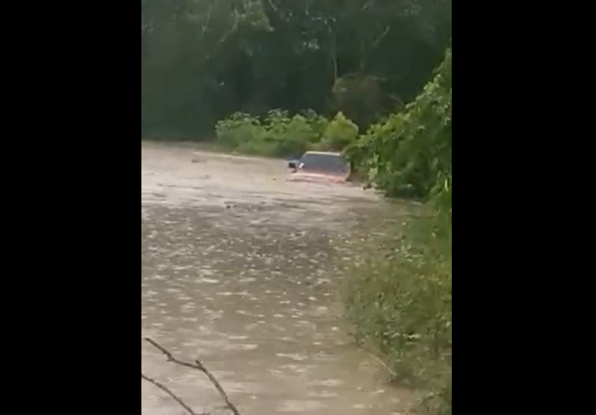 Inundación en Los Amates