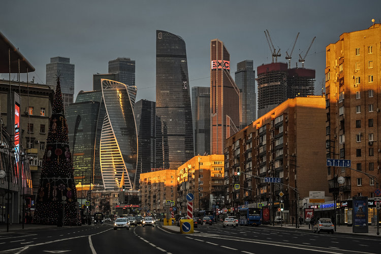 Un distrito de negocios en Moscú, el 24 de noviembre de 2021. (Sergey Ponomarev/The New York Times)