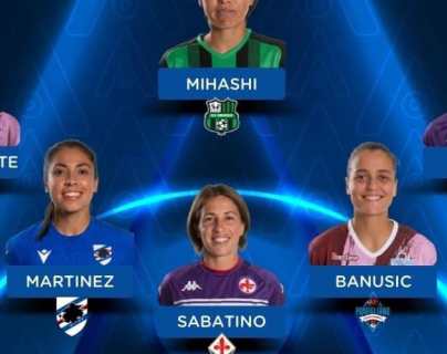 Ana Lucía Martínez está en el 11 ideal de la jornada del futbol femenino de Italia