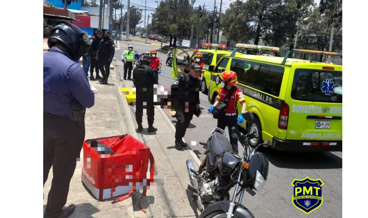 Dos hombres que no han sido identificados murieron en un ataque armado. (Foto Prensa Libre: PMT de Guatemala)