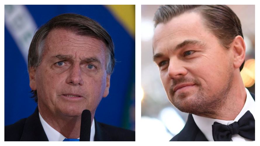 Jair Bolsonaro y Leonardo DiCaprio
