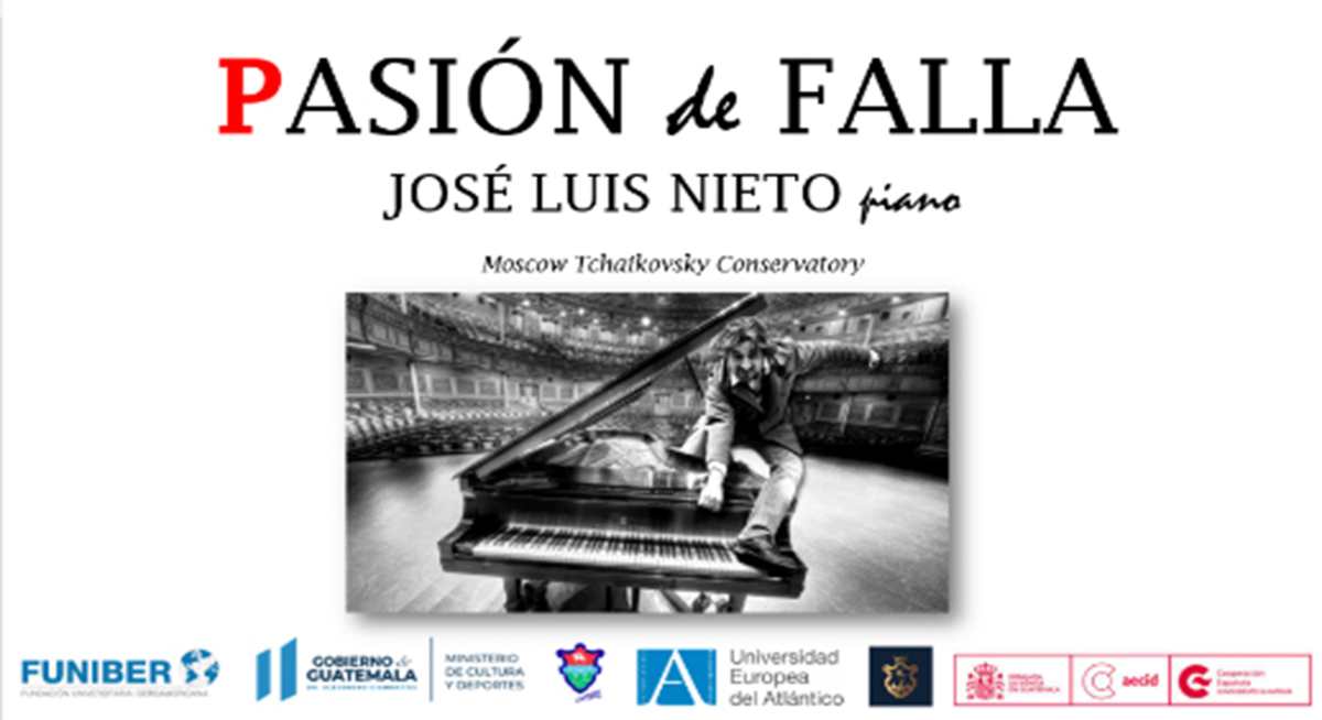 Realizará concierto de piano en Guatemala