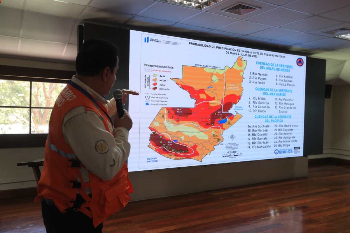 Lluvias en Guatemala: 78 municipios están en alerta máxima ante inundaciones y deslaves y junio será el más copioso