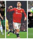 Lionel Messi, Cristiano Ronaldo y Karim Benzema podrían jugar su último Mundial. (Foto Prensa Libre: AFP y EFE)