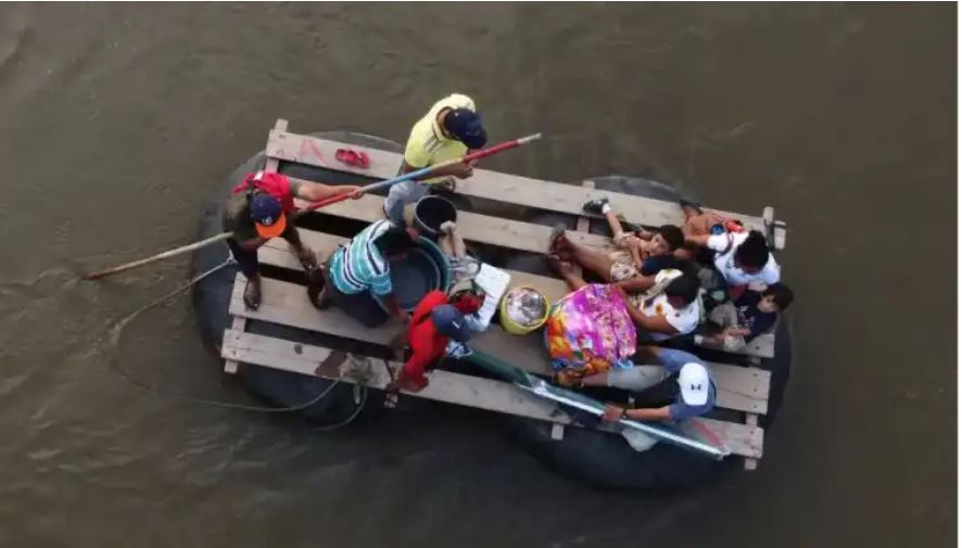 Migrantes en México. (Foto: AFP)
