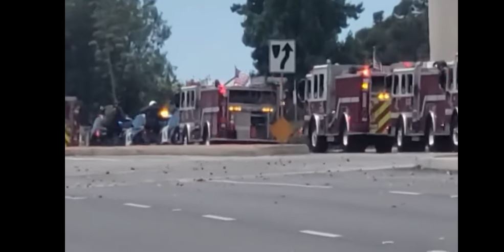 Un tiroteo en una iglesia de Los Ángeles dejó cuatro muertos. (Foto Prensa Libre: Captura de pantalla de video de ABC7)