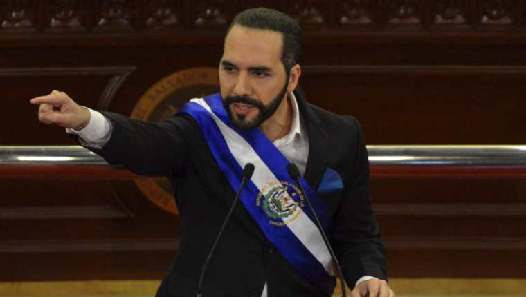Nayib Bukele, presidente de El Salvador. (Foto Prensa Libre: AFP)