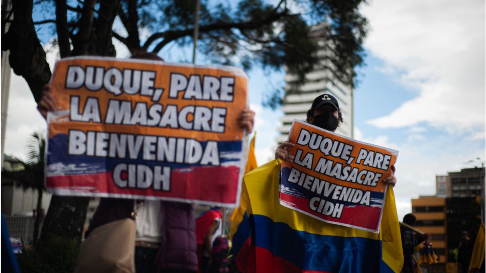 Colombia encabeza el ranking de los cinco países latinoamericanos más peligrosos para los activistas de DDHH, según los datos de la CIDH. GETTY IMAGES