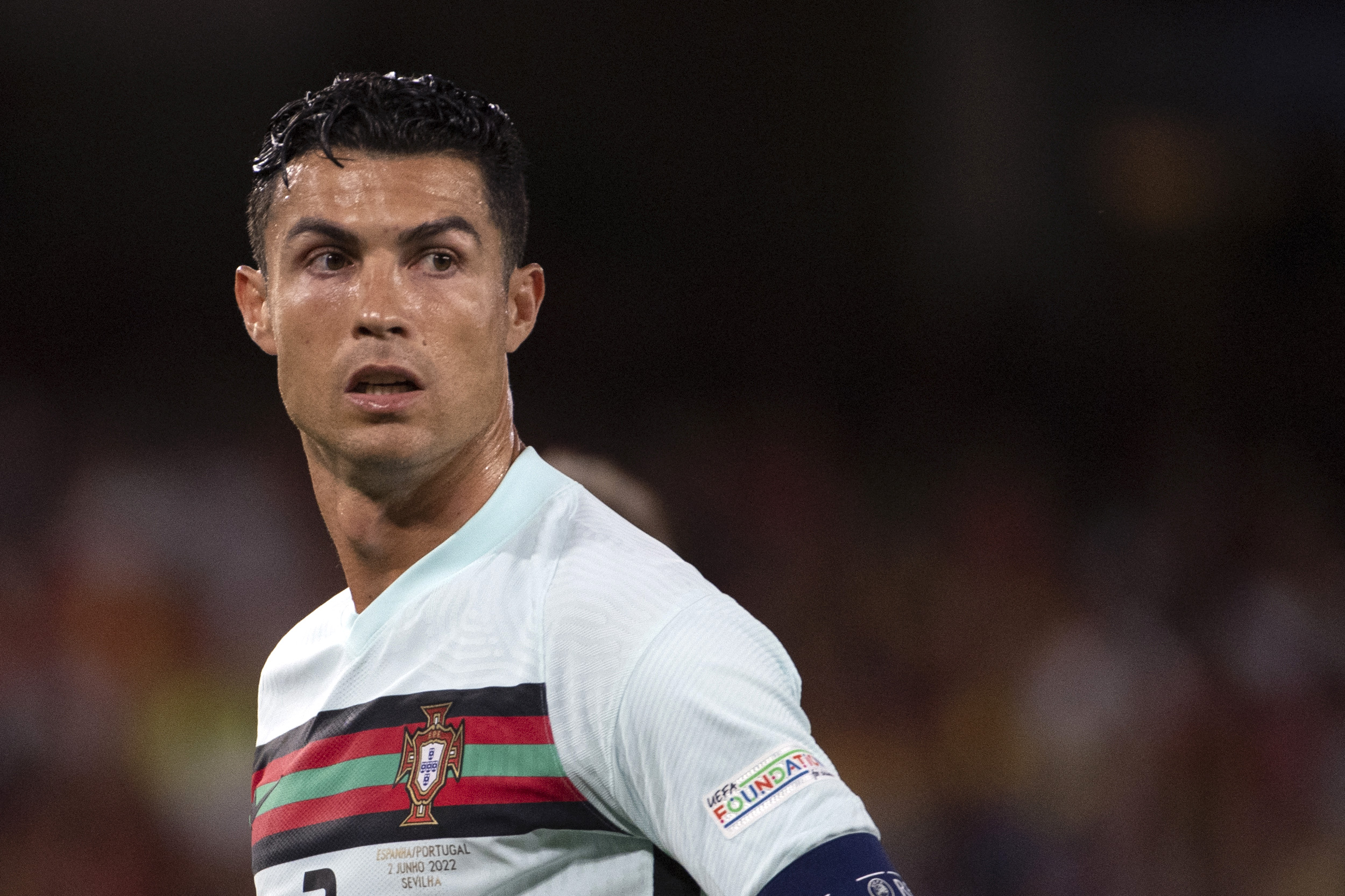 Cristiano Ronaldo continuaría con el Manchester United. (Foto Prensa Libre: AFP)
