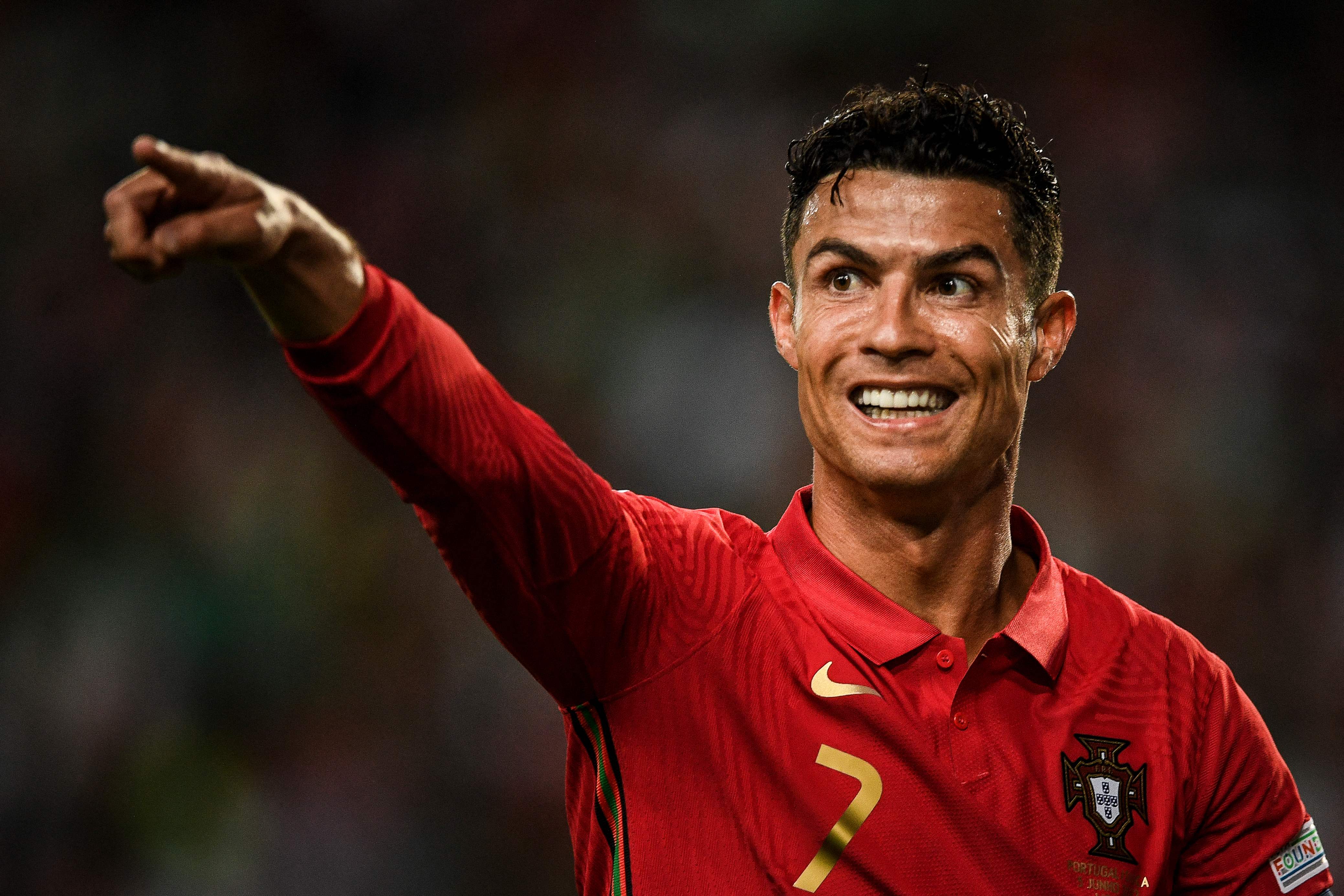 Cristiano Ronaldo anotó doblete ante Suiza. Foto Prensa Libre (AFP)