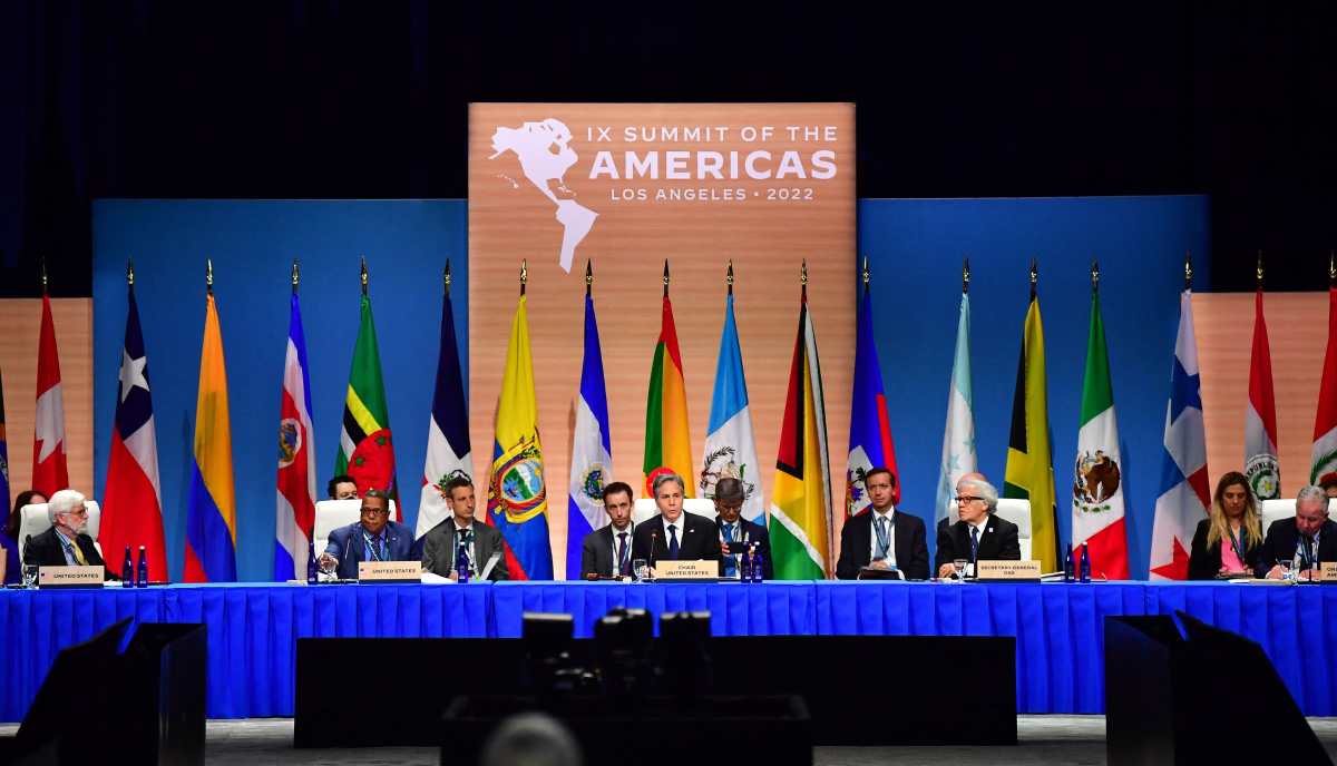 La ausencia de líderes de varios países a la Cumbre de las Américas es notoria. (Foto Prensa Libre: AFP)