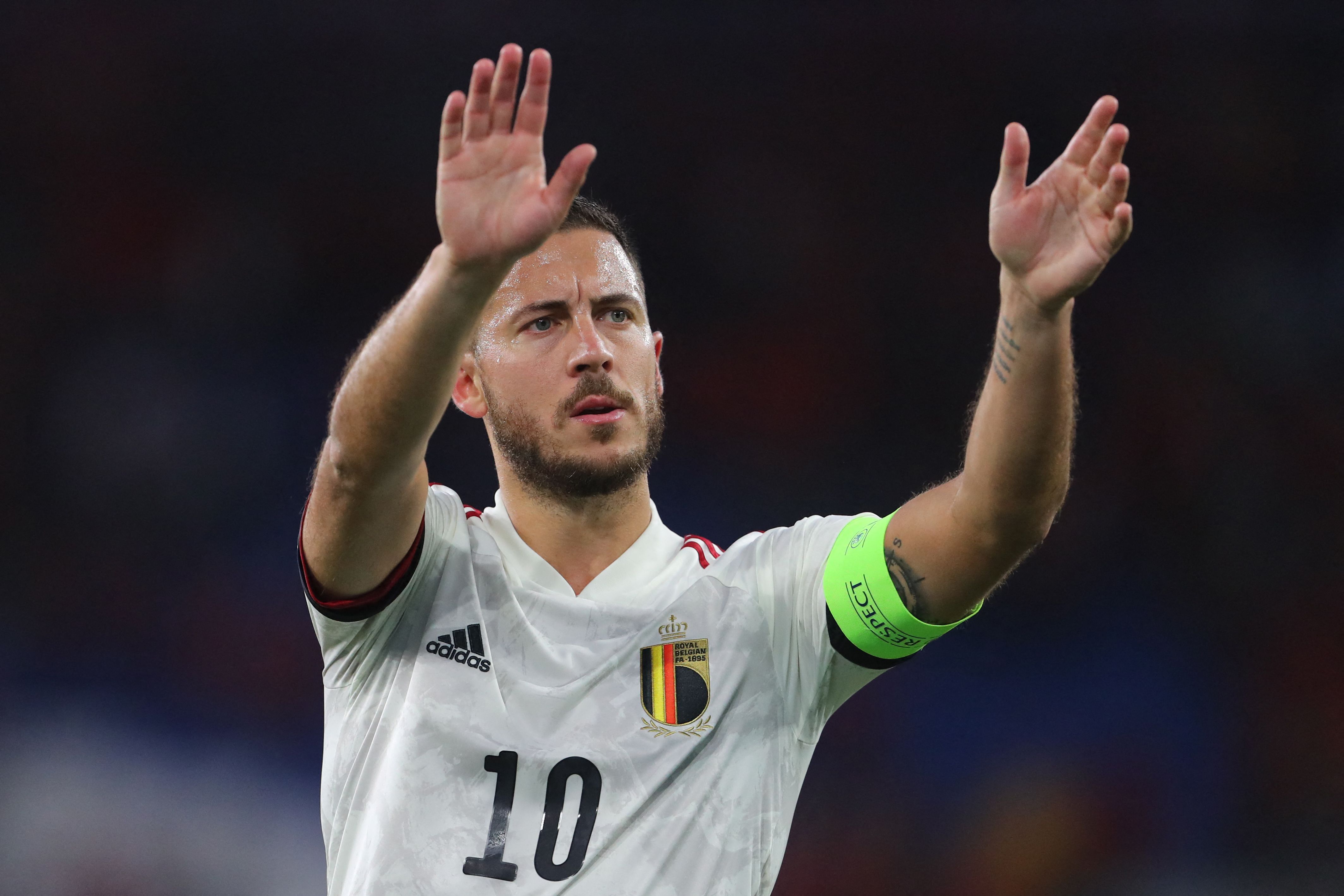 Bélgica y su entrenador anhelan ver al "mejor" Hazard en el Mundial de Qatar 2022. (Foto Prensa Libre: AFP)