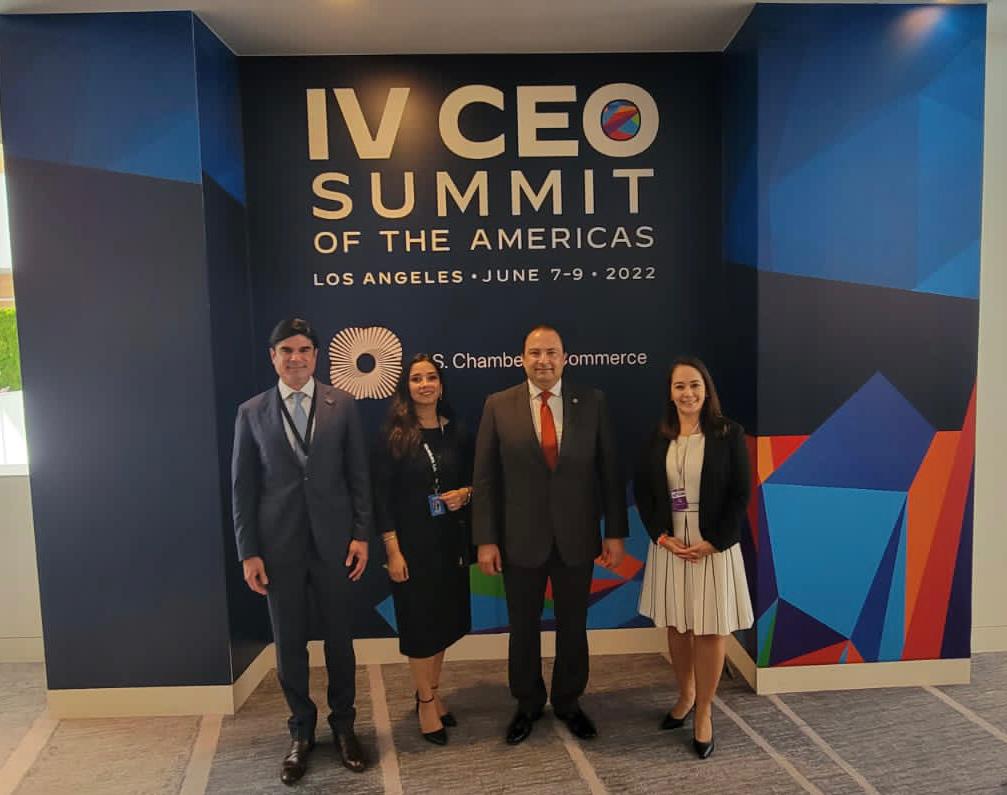 Amcham empresarios funcionarios Cumbre de Las Américas