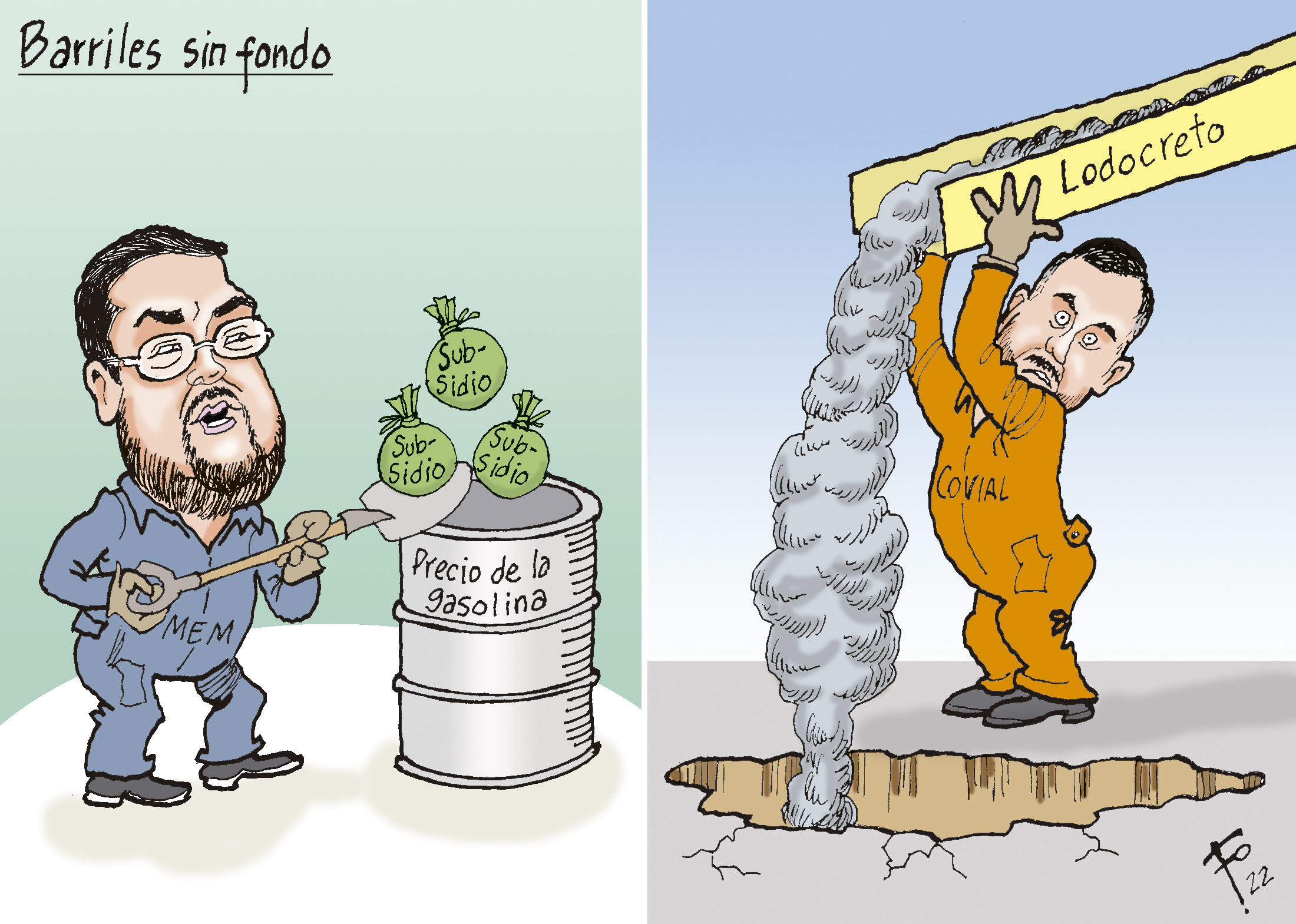 Personajes: Alberto Pimentel y Mario Aguilar.