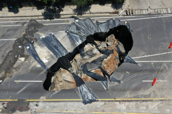 Hundimiento en Villa Nueva: Las imágenes, frases y hechos tras 10 días del colapso de la ruta que sigue inhabilitada