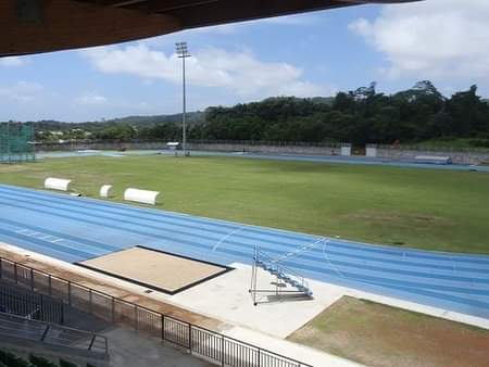El Dr. Edmard Lama Municipal Stadium es la sede de Guayana Francesa. (Foto Prensa Libre: Twitter @futbolerosgt)